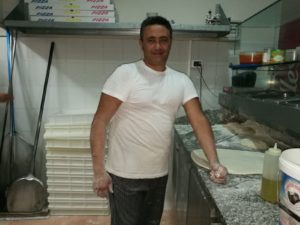 Il pizzaiolo Nicola Tranchese